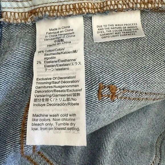 Madewell Women's Medium Wash The Slim Ankle Distressed Hem Boyjean SZ 28 - Picture 10 of 11